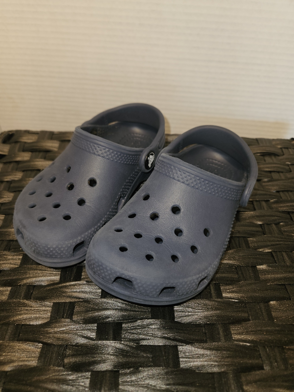 CROCS Kids Navy Blue Classic Clog Sandals